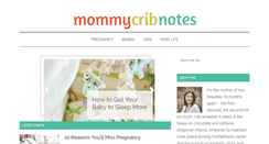 Desktop Screenshot of mommycribnotes.com